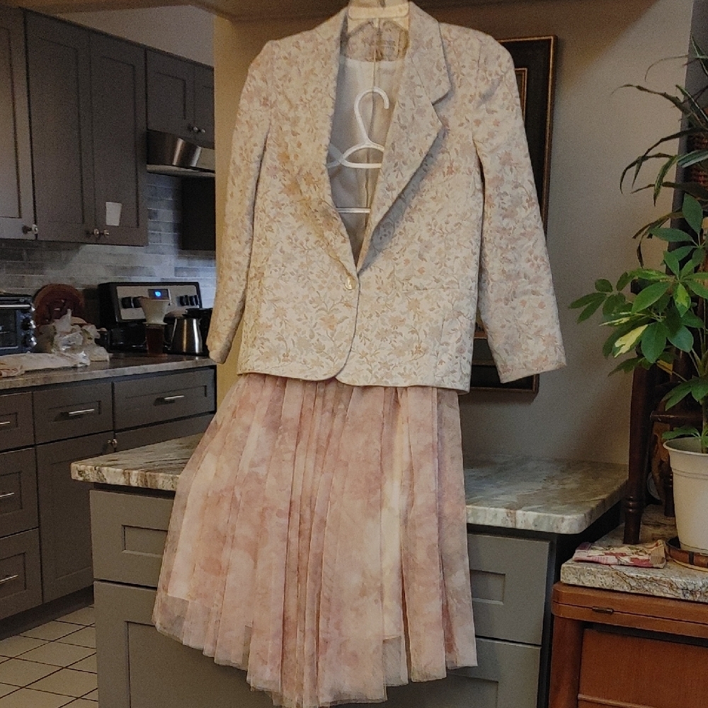 Designer Bundle Vintage & Current Blazer Tulle Skirt Set